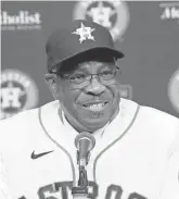  ?? TROY TAORMINA/USA TODAY ?? Dusty Baker on weathering criticism: “The easiest way to shut people up is by winning.”