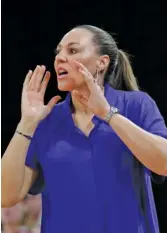  ?? AP PHOTOS ?? South Carolina’s Dawn Staley (left) and Arizona’s Adia Barnes led their teams to the Final Four.