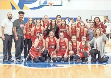  ?? / Tim Godbee ?? The Sonoravill­e Phoenix are the 2018-2019 Region 6- AAA champions after defeating Coahulla Creek in the finals on Saturday in Ringgold.