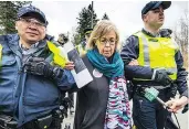  ?? FRANCIS GEORGIAN/PNG FILES ?? Anti-pipeline protesters like Green MP Elizabeth May are the reason why we are getting paid less for our oil, says Jack Carradice of Chilliwack