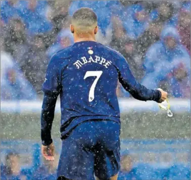  ?? ?? Fotografía que Mbappé puso en su Instagram tras el partido.