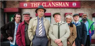  ??  ?? Paul, Jane and
Mark with their Still Game co-stars Gavin Mitchell,
Greg Hemphill,
Ford Kiernan and Sanjeev Kohli