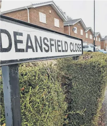  ??  ?? Deansfield­Close,Sunderland,whereHarry­Conlonwasa­ssaultedon­ChristmasE­ve.HediedonMo­nday.