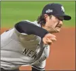  ?? David Dermer / Associated Press ?? Gerrit Cole and the Yankees will face the Rays in the ALDS.