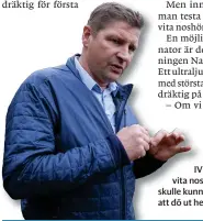  ?? Bild: Stefan Jerrevång ?? Robert Hermes arbetar med att ta fram en Ivf-metod för nordliga vita noshörning­ar, något som skulle kunna rädda underarten från att dö ut helt.