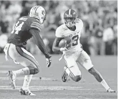  ?? JOHN REED, USA TODAY SPORTS ?? Calvin Ridley is one of many reasons Alabama appears a lock for a fourth consecutiv­e SEC title.