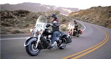  ?? (Indian Motorcycle) ?? The 2016 Indian Springfiel­d uses the “touring” chassis geometry but with shorter trail, making for the best handling Indian bagger yet.