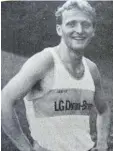  ??  ?? Lief beim Leichtathl­etik-Meeting in Fürstenfel­dbruck über 400 Meter ein starkes Rennen: Stephan Eberle von der LG Donau-Brenz.