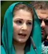  ??  ?? Maryam Nawaz