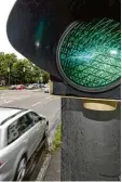  ??  ?? Augsburg könnte Fördergeld­er unter an derem für mehr „intelligen­te Ampeln“nutzen.