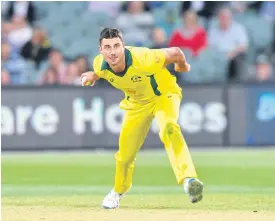  ??  ?? Marcus Stoinis in action during the second one-day internatio­nal.