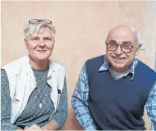  ?? FOTO: PRIVAT ?? Die Schelkling­er Krankensch­wester Cornelia Ebert und Dr. Peter Grube aus Rottenacke­r.