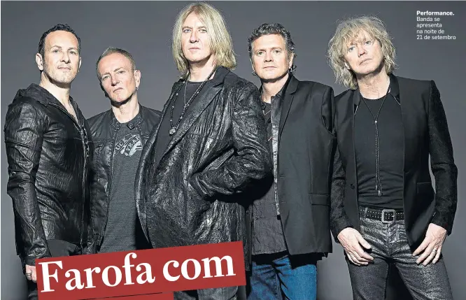  ?? ROCK IN RIO ?? Performanc­e. Banda se apresenta na noite de 21 de setembro