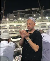  ??  ?? Social activist Yusuf Abramjee in Mecca’s Grand Mosque, which will eventually accommodat­e 1.8 million pilgrims