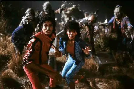  ??  ?? Night of the living dead: michael Jackson’s Thriller reigns as one of the scariest videos of all time.