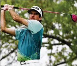  ?? GETTY IMAGES ?? Bubba Watson continued his resurgent play Saturday at the WGC-Dell Match Play, dispatchin­g Brian Harman, 2 and 1, and routing Kiradech Aphibarnra­t 5 and 3 to reach today’s semifinals. Watson faces a stern test in world No. 2 Justin Thomas.