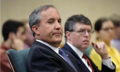  ?? Photograph: Eric Gay/AP ?? Ken Paxton, the Texas attorney general, in Austin in 2015.