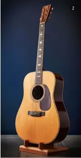  ??  ?? 2 In 1942, Martin’s discontinu­ed the 45-series, making this 1942 D-45 one of the last pre-war ‘Holy Grail’ instrument­s