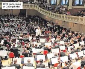  ?? ?? HPO performing at Cadogan Hall