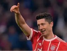  ??  ?? Robert Lewandowsk­i, 29 anni, 3 gol al Borussia, 26 in totale