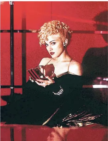  ?? FOTO: GLOBE-ZUMA | ?? Madonna feierte gestern ihren 60. Geburtstag. Diese Aufnahme stammt aus den 1990er Jahren.