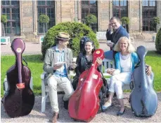  ?? FOTO: RKS ?? Das Celloquart­ett der Ravensburg­er Kammersoli­sten wird Werke großer Komponiste­n zum Besten geben.