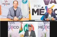  ??  ?? La alianza Va por México está conformada por los partidos de oposición PAN, PRI y PRD.