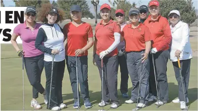  ??  ?? Este jueves en el Campestre Lourdes se llevó a cabo un Torneo de Golf de Damas.