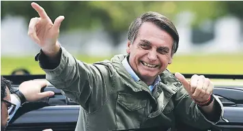  ?? FOTO: A FP ?? la ceremonia de toma de posesión de Jair bolsonaro ocurre bajo extrema seguridad.