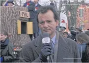  ??  ?? Bill Murray in Groundhog Day.