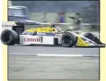  ??  ?? Nelson Piquet in FW11