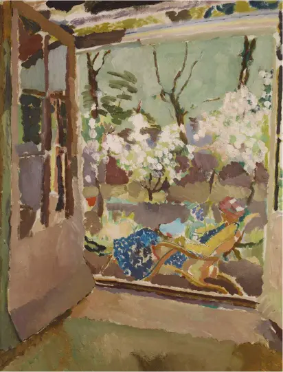  ?? ?? ▲ Duncan Grant
The Room with a View, 1919, oil on canvas, 303221/2in (76357cm)
Duncan Grant: 1920 is at Charleston, Firle, Lewes, East Sussex, until March 13. For more informatio­n telephone 01323 811626 or go to www.charleston.org.uk