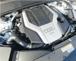  ??  ?? The 2019 A6 is powered by a 335-horsepower V6.