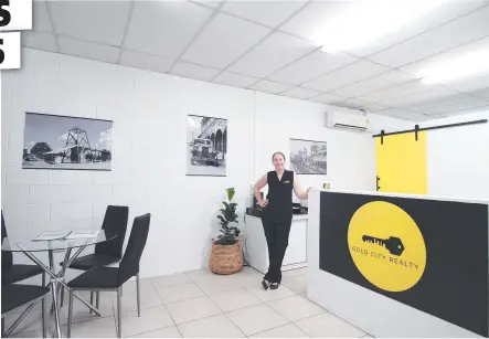  ?? Picture: SUPPLIED ?? WORKING WONDERS: Tarja Barnes of Gold City Realty has set up shop at Shop 3, 60 Mosman St, Charters Towers.