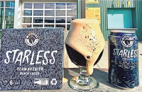  ??  ?? WISEACRE Brewing Company’s Starless Schwarzbie­r WISEACRE BREWING COMPANY