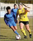  ??  ?? Les féminines de l’AS Pierrots Vauban.