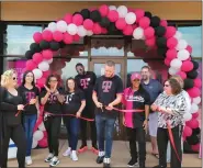  ?? SUBMITTED PHOTO ?? The Northeast Berks Chamber hosted a grand opening and ribbon cutting for new Chamber member T-Mobile in Hamburg in August.