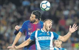  ?? FOTO: EFE ?? David López lamentó las facilidade­s defensivas que ofrecieron ante el Barça