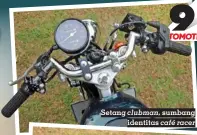  ?? ?? Setang clubman,  sumbang identitas café racer