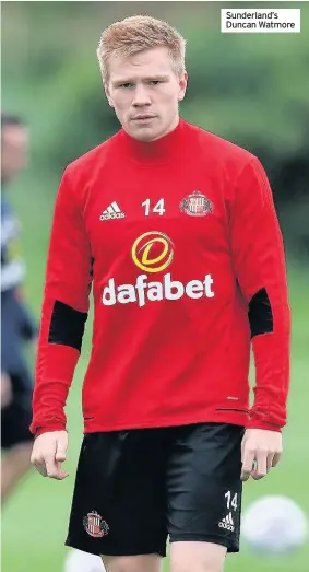  ??  ?? Sunderland’s Duncan Watmore