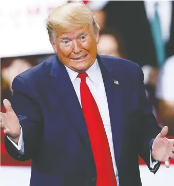  ?? PAUL SANCYA/THE ASSOCIATED PRESS ?? For investors with a 40-year time horizon, politics just doesn’t matter that much and thus the market does not care about the impeachmen­t of Donald Trump, says Peter Hodson.