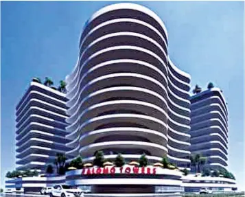  ?? ?? The proposed Falomo Towers in Ikoyi, Lagos