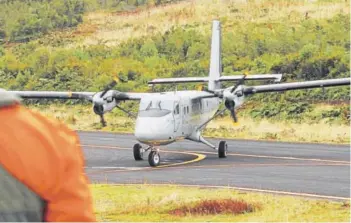  ??  ?? ► El avión Twin Otter fue el modelo ocupado en el hecho denunciado.