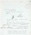  ??  ?? This handout picture shows a sketch of ‘’The Little Prince’’ by Antoine de Saint-Exupery.