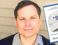  ?? Martha Hagen- Black / Contribute­d photo ?? Michael Ian Black asks men to think about the importance and strength it takes to be vulnerable in his new book.