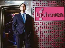  ?? Biohaven Pharmaceut­ical Holding / Contribute­d photo ?? Dr. Vlad Coricm, chief executive officer of BioHaven