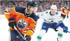  ?? GETTY IMAGES ?? Oilers defenceman Darnell Nurse is one of several big-name players still without a contract for next season, but expect that to change now that Noah Hanifin has signed with the rival Flames.