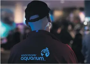  ??  ?? The Vancouver Aquarium says ticket sales have declined almost 80 per cent and visitor restrictio­ns are expected to continue well into next year because of the COVID-19 pandemic.