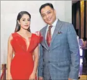  ??  ?? Pankaj Arora, MD, GeoSpa Fitness, with Nushrat Bharucha