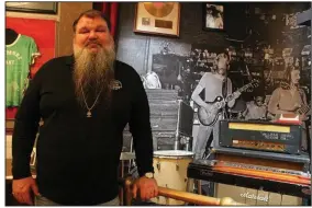  ?? (The Atlanta Journal-Constituti­on/Melissa Ruggieri) ?? Richard Brent is the director of the museum dedicated to the Southern rockers The Allman Brothers Band.